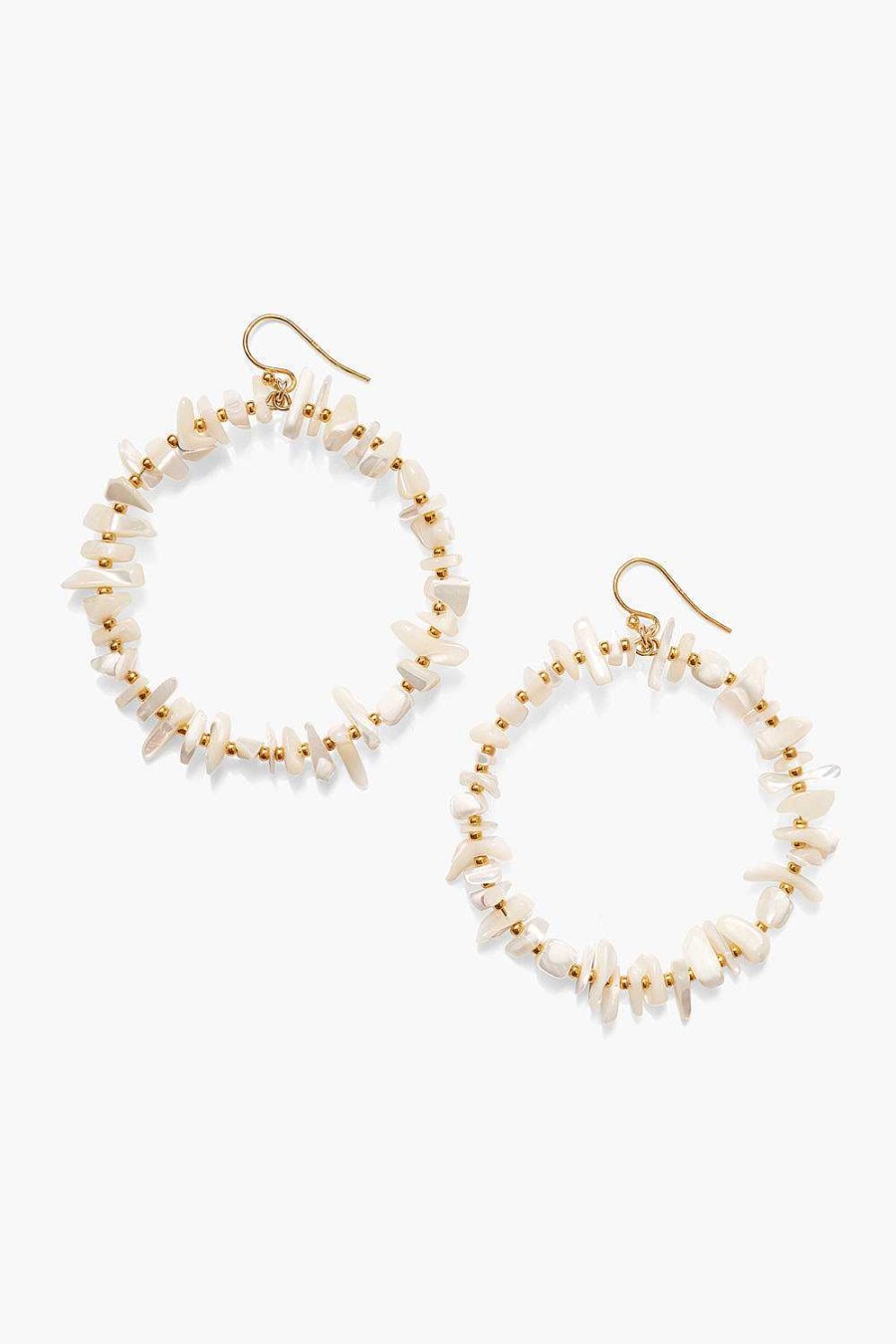 Jewelry Chan Luu | Seychelles Hoop Earrings White Mop