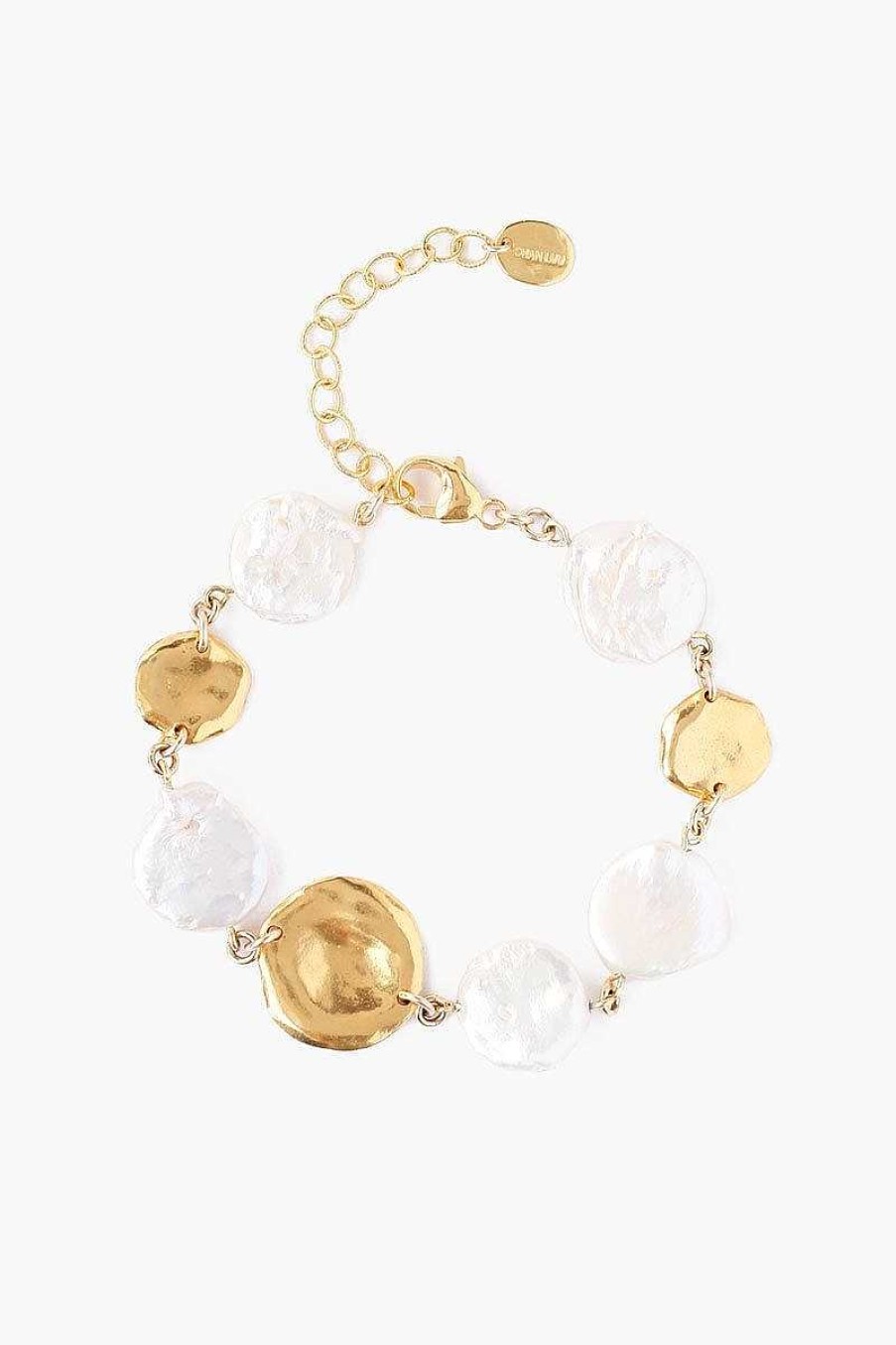 Jewelry Chan Luu | White Keshi Pearl Bracelet