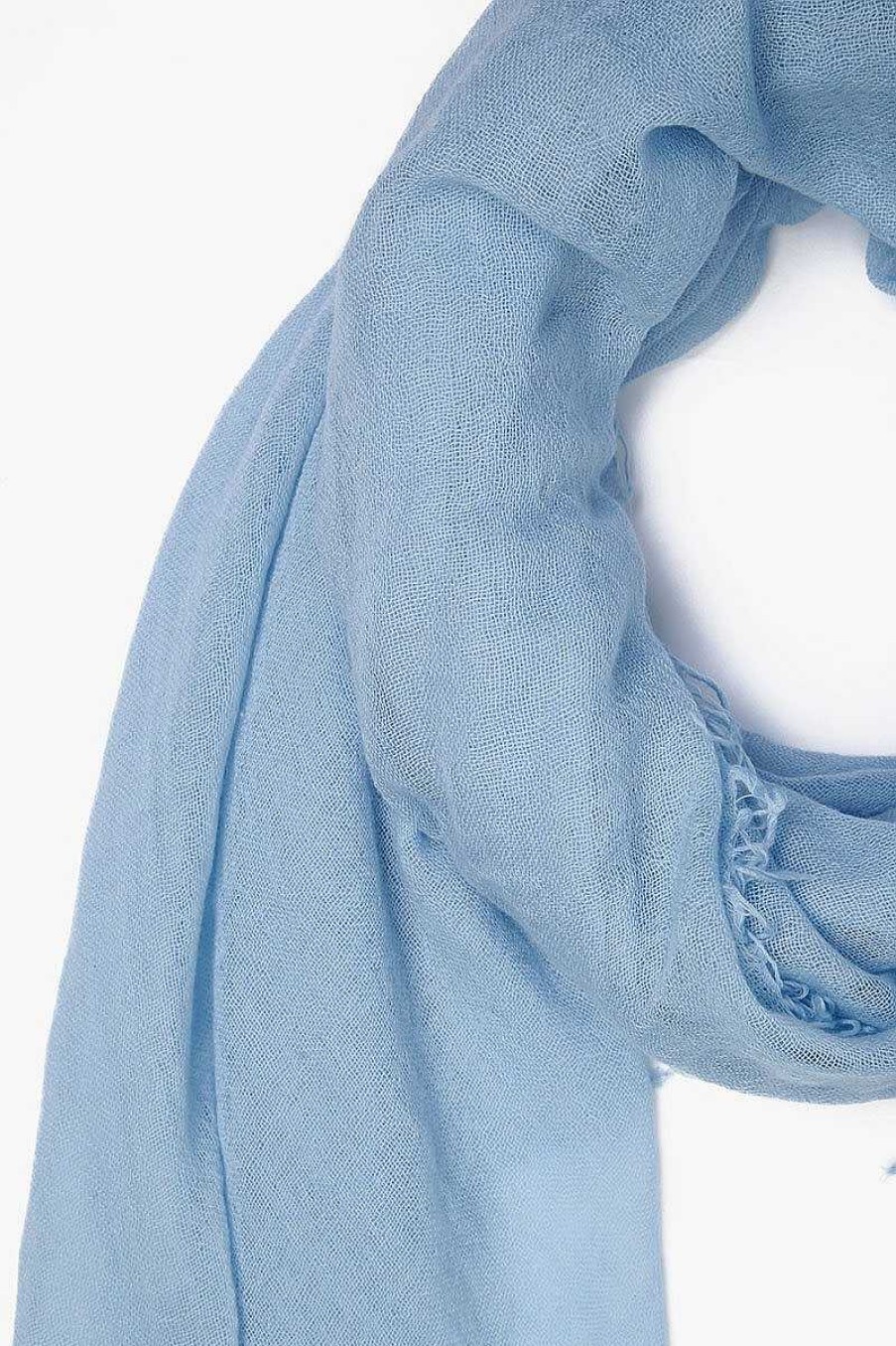 Accessory Chan Luu | Simply Blue Cashmere And Silk Scarf