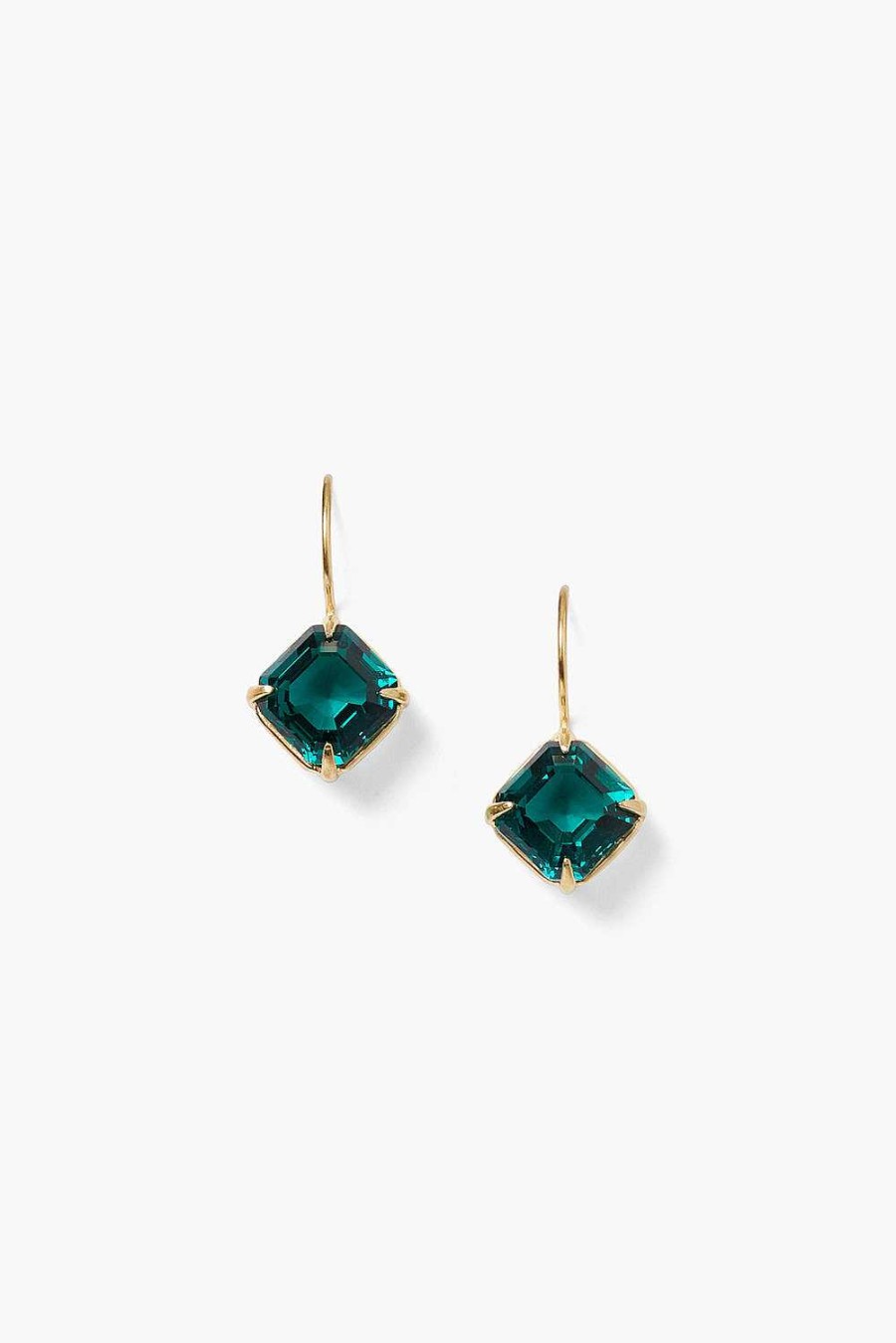 Jewelry Chan Luu | Lumi Drop Earrings Emerald