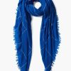 Accessory Chan Luu | Estate Blue Windowpane Cashmere Scarf