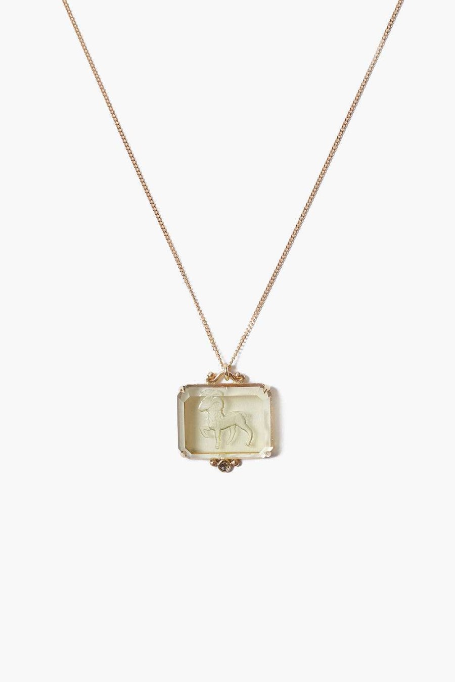 Jewelry Chan Luu | 14K Aries Zodiac Necklace