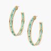 Jewelry Chan Luu | Sedona Hoop Earrings Turquoise