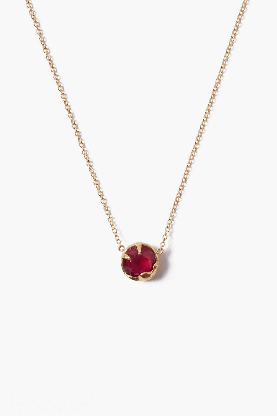 Jewelry Chan Luu | July Birthstone Necklace Ruby Crystal