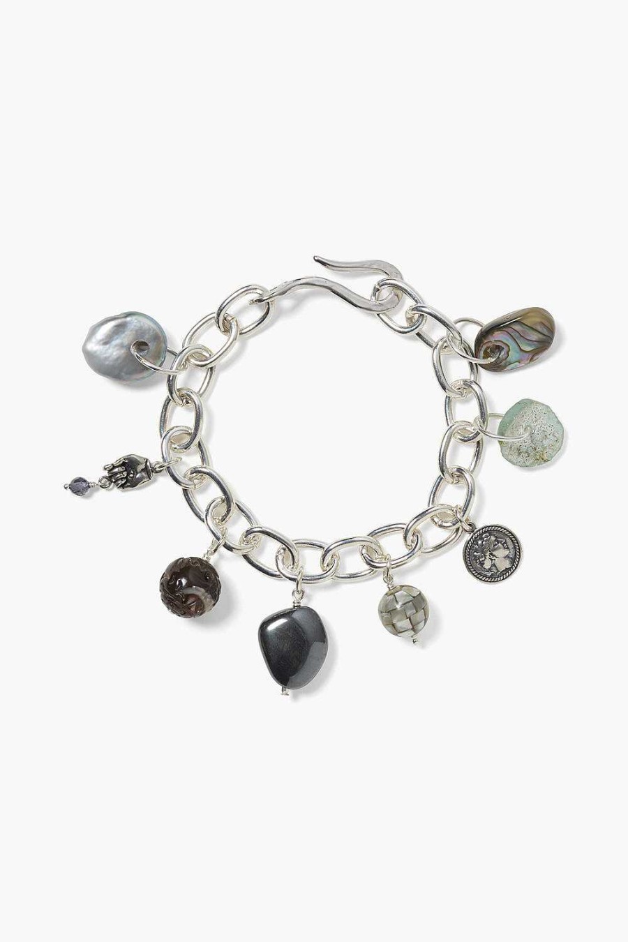 Jewelry Chan Luu | Portia Charm Bracelet Silver Mix