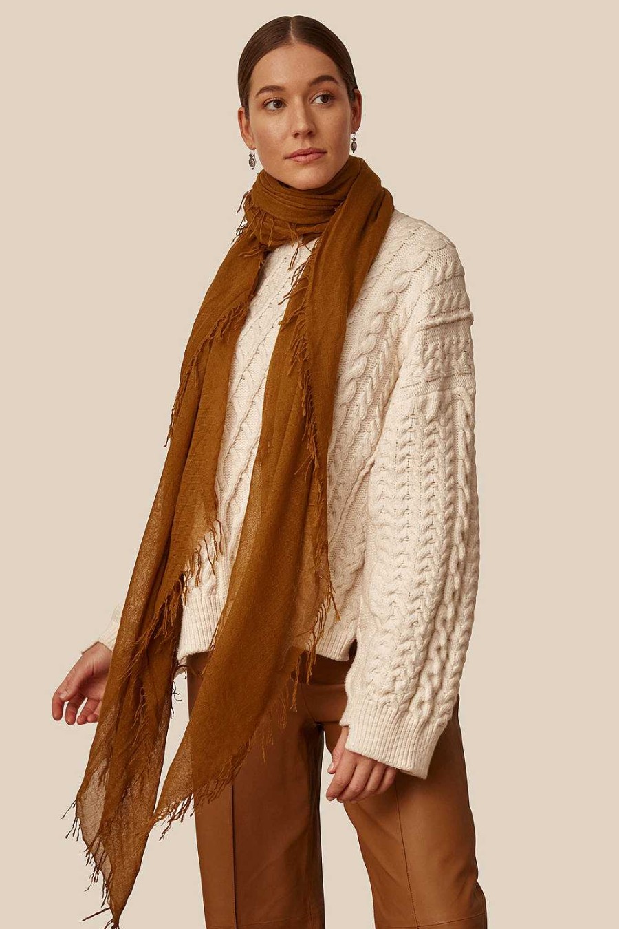 Accessory Chan Luu | Tapenade Cashmere And Silk Scarf