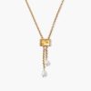 Jewelry Chan Luu | Tab Pearl Drop Necklace Citrine