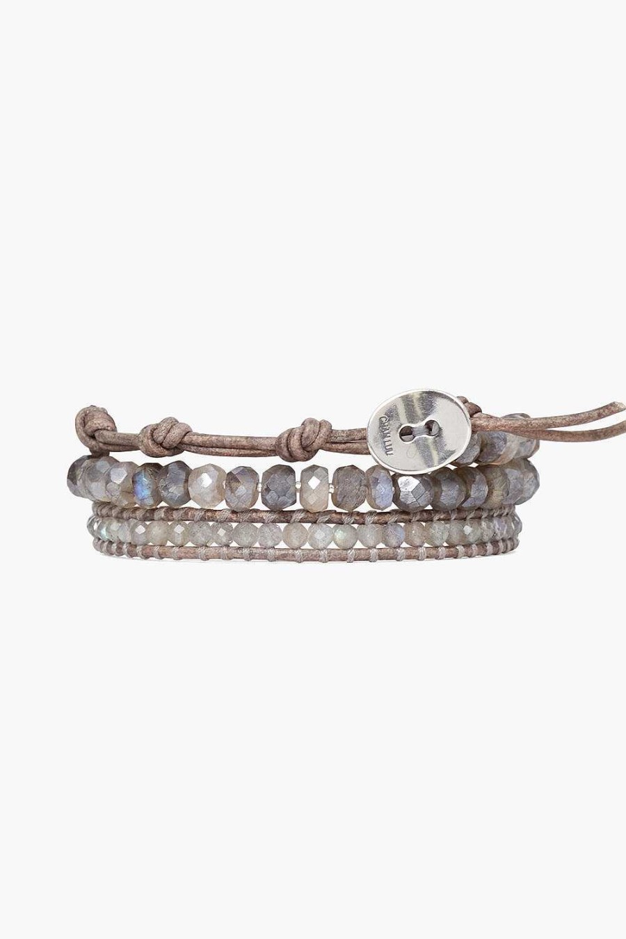 Jewelry Chan Luu | Mano Triple Wrap Bracelet Labradorite