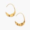 Jewelry Chan Luu | Petite Gold Crescent Moon Hoops