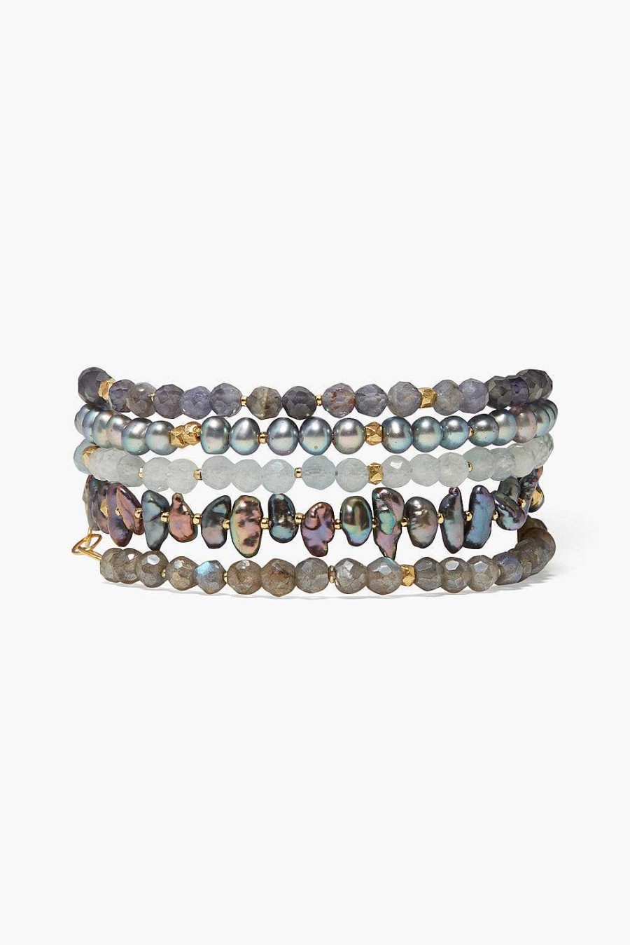 Jewelry Chan Luu | Riviera Wrap Bracelet Iolite Mix