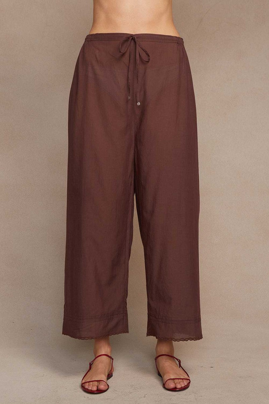 Ready To Wear Chan Luu | Lana Drawstring Pant Walnut