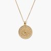 Jewelry Chan Luu | Custom Diamond Zodiac Coin Necklace Yellow Gold