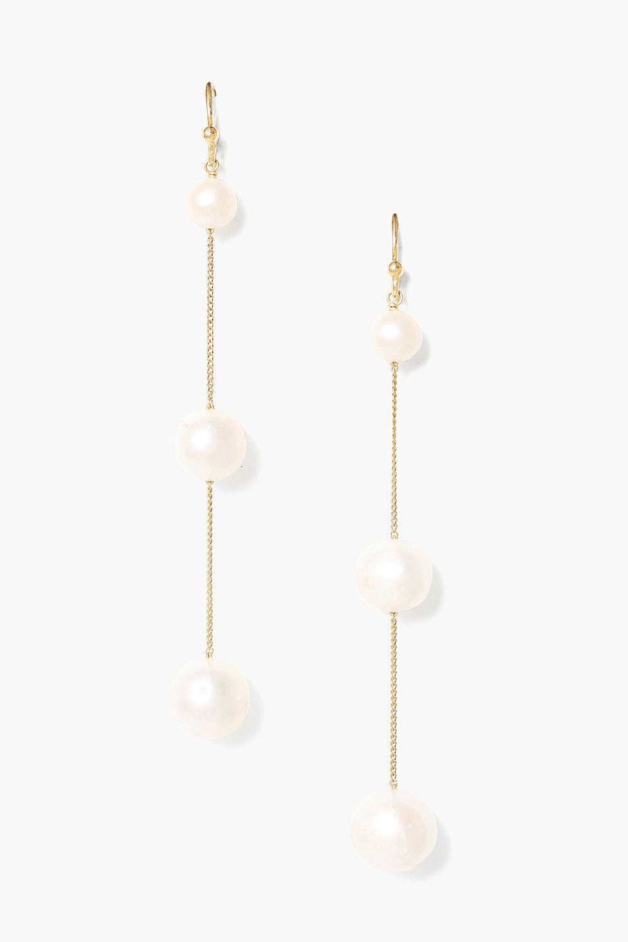 Jewelry Chan Luu | Tiered Floating Pearl Earrings