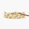 Jewelry Chan Luu | Pyrite And Gold Mix Naked Wrap Bracelet