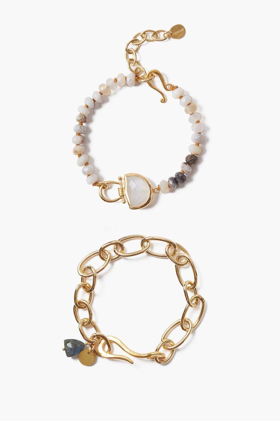 Jewelry Chan Luu | Luna Bracelet Set Moonstone